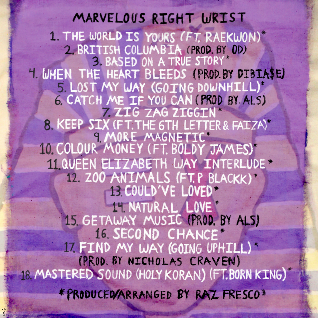 Raz Fresco "Marvelous Right Wrist" Digital Album