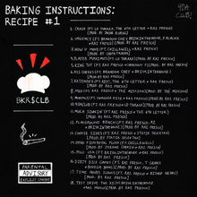 Load image into Gallery viewer, Baking Instructions: Recipe #1 Digital Album