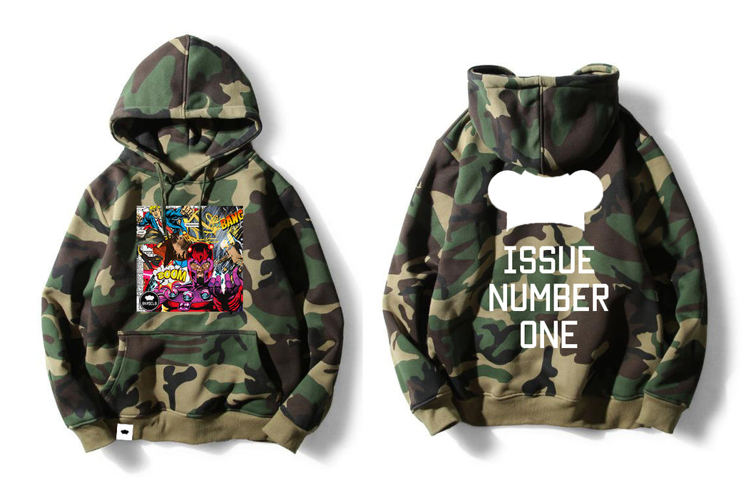 Issue Number One Hoodie (Green Camo)