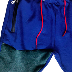 Club Shorts | Blue/Green Fleece