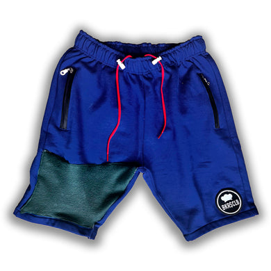 Club Shorts | Blue/Green Fleece