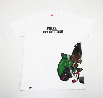 Pocket Operations T-Shirt | White